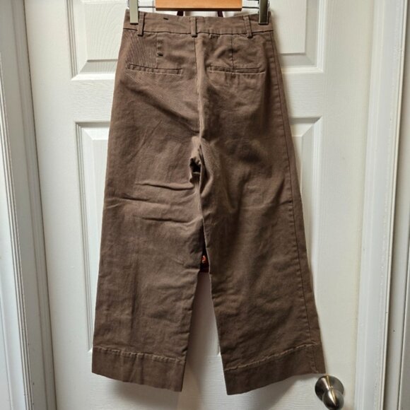 Frank & Oak Josephine Cropped Wide-leg Pants - Picture 4 of 9